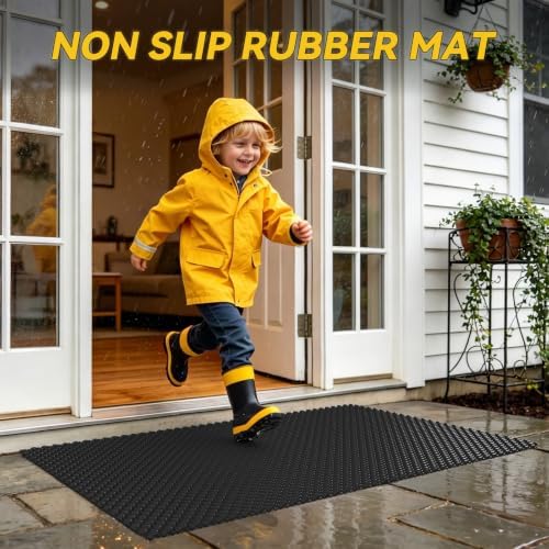Front Door Mat Outside Entrance, Non Slip Doormat - Image 4