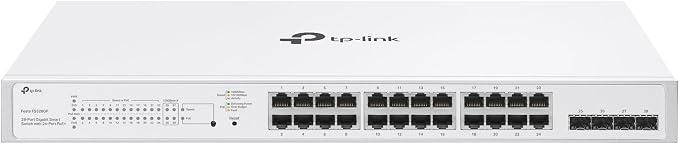 TP-Link Festa FS328GP 28 Port Gigabit Smart Managed PoE Switch 24 PoE+ Port by TP-Link