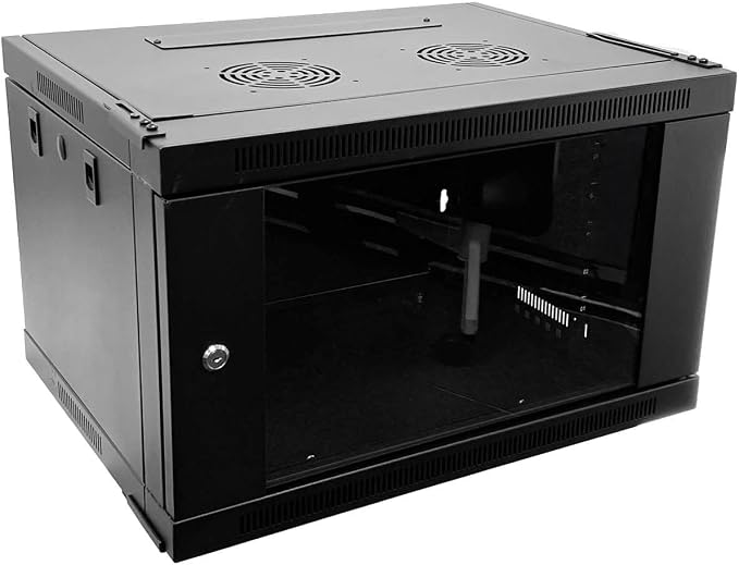 Aeons 6U FlexFrame Folding Wall Mount Server Cabinet 19-inch Fold-Out Rack by AEONS