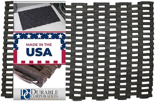 Durable Corporation Durite Outdoor Entrance Mat, Recycled Rubber Tire-Link by Durable+Corporation