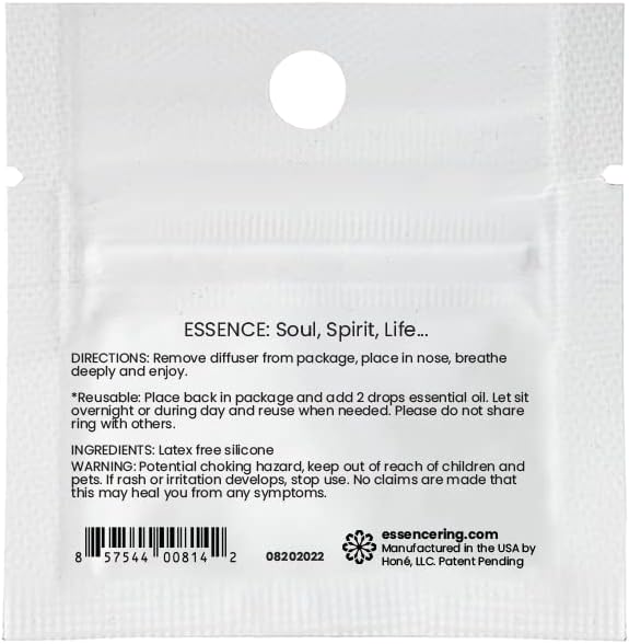 Essence Wearable Aromatherapy Nasal Diffuser – Essential Oil Nose Ring Silicone - Image 7