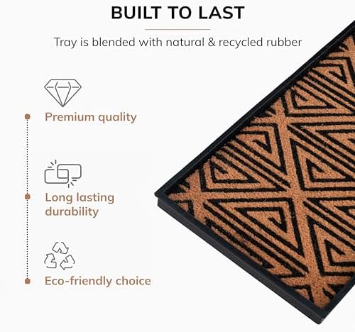 Anji Mountain Heavy Duty Waterproof Rubber Shoe Storage Mat Organizer/Boot - Image 3