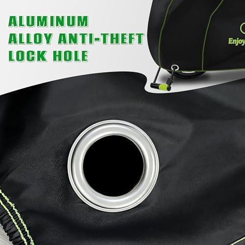 Bike Cover for 2 Bikes Waterproof Outdoor, Ebike Cover Rain Sun UV Dust Wind - Image 6