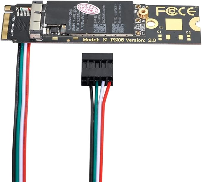 BCM94360CD BCM94360CS BCM943602CS BCM94360CS2 WiFi Card to M.2 NGFF Key-M NVME - Image 2