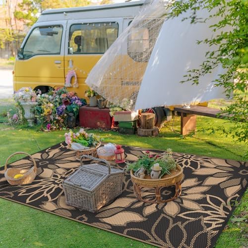 GENIMO Outdoor Rug, Waterproof Plastic Rugs - Image 5