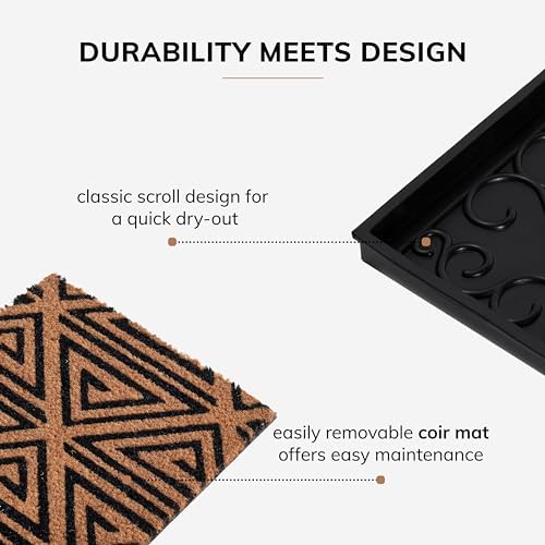 Anji Mountain Heavy Duty Waterproof Rubber Shoe Storage Mat Organizer/Boot - Image 4
