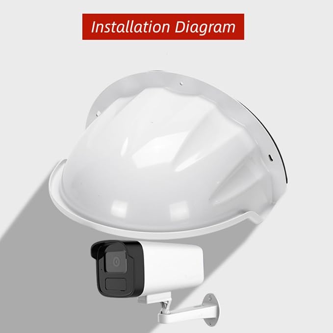 Sun Rain Shade Cover Outdoor, CCTV Security Camera Top Shield Protective Roof - Image 5
