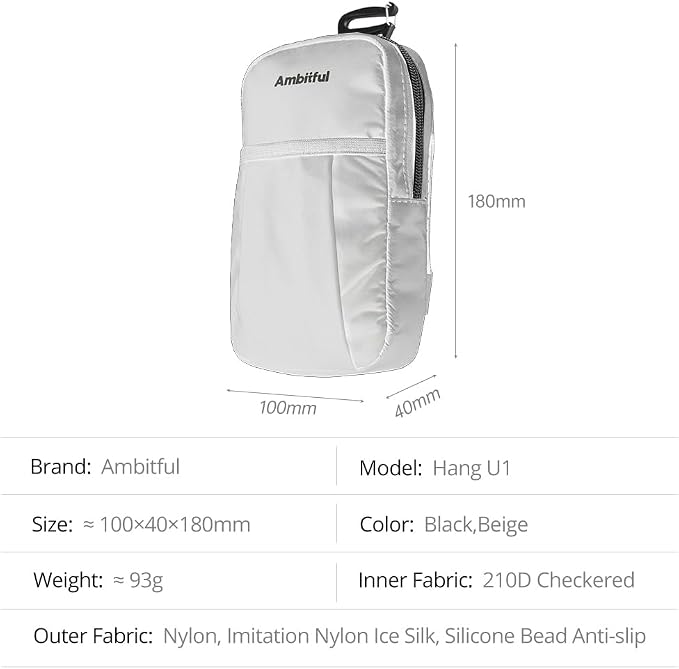 AMBITFUL Compact Sports Camera Bag, Shoulder Strap Storage Case, 3.94 x 1.57 x - Image 2