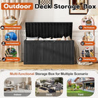Outdoor Storage Box, Resin Deck Boxes Indoor and outdoor, Waterproof Storage - Image 3