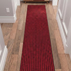 Ottomanson 2x55 Hallway Runner Rug – Non-Slip Indoor Outdoor Door Mat by Ottomanson