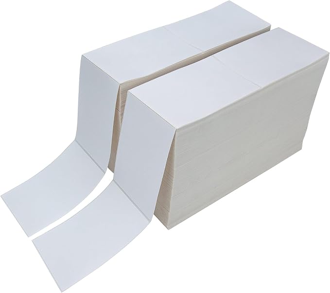 L LIKED 270000 Fanfold 4" x 6" Direct Thermal Labels, - Image 2