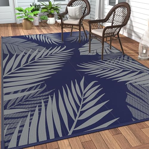 GENIMO Outdoor Rug, Waterproof Plastic Rugs by GENIMO