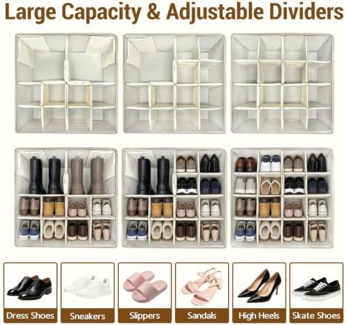 Cute Boho Floral Shoe Organizer - Image 4