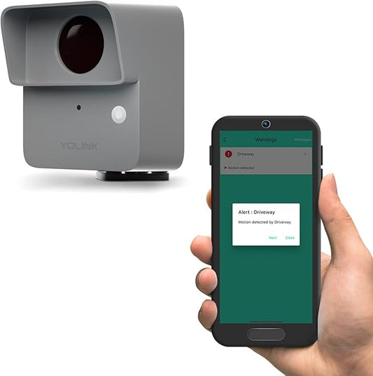 YoLink LoRa Smart Outdoor Motion Detector Sensor, Driveway Alert, Property by YoLink