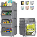 Skywin Stackable Storage Bins Open Front by Skywin