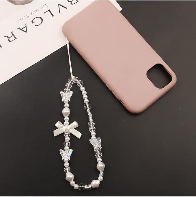 Beaded Camera Wrist Strap Cute Digital Camera Charm Lanyard, Phone Wristlet - Image 4