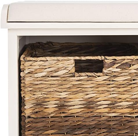 SAFAVIEH Freddy Wood Storage Bench - Image 4