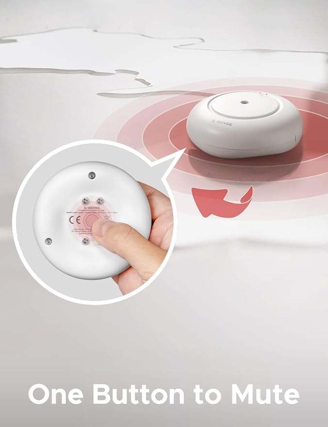 X-Sense Water Leak Detector for Basements, No WiFi, Not Compatible - Image 6