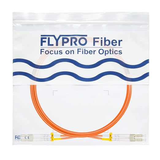 FLYPROFiber- 3M/10ft OM1 LC to LC Fiber Patch Cable, Length Options: 0.2m-100m - Image 7