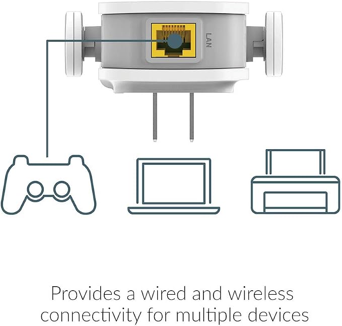 D-Link DAP-1530-US, WiFi Range Extender, AC750 Mesh Plug in Wall Signal Booster - Image 2