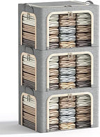 3 Openings Large Clothes Storage Bins by Furnhome