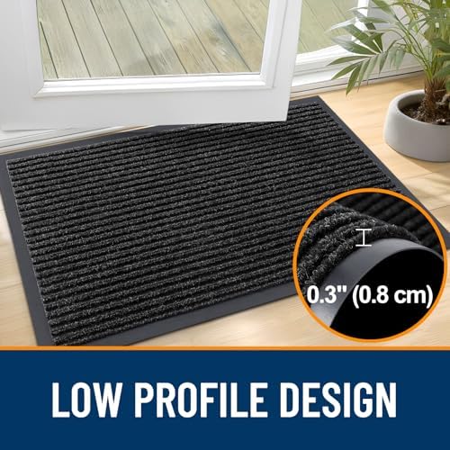OLANLY Front Door Mat 29.5x17, Waterproof Heavy-Duty Indoor Outdoor Doormat - Image 4