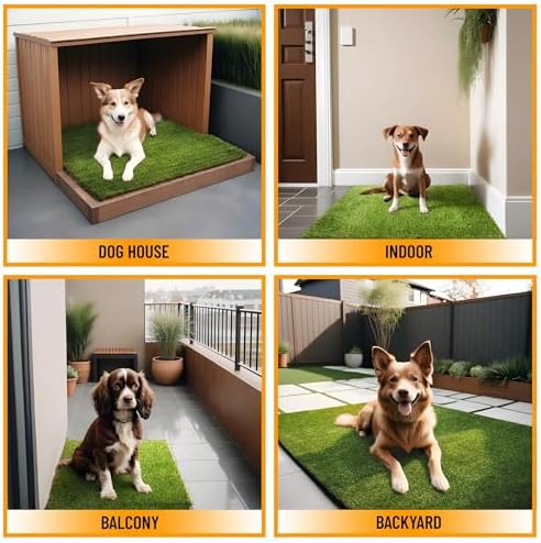 Ottomanson Artificial Grass Puppy Potty Training Pad - Image 3
