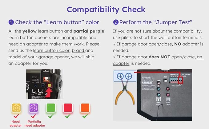 AGSHOME Smart Wi-Fi Garage Door Opener Remote, APP Control, Compatible - Image 7