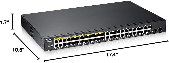 Zyxel 48 Port PoE Switch | Smart Managed | Gigabit Network Ethernet Switch | - Image 9