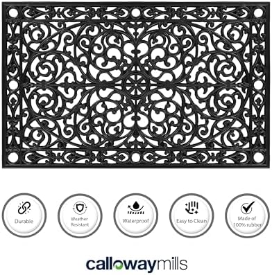 Calloway Mills 900223672 Gatsby Rubber Doormat - Image 4