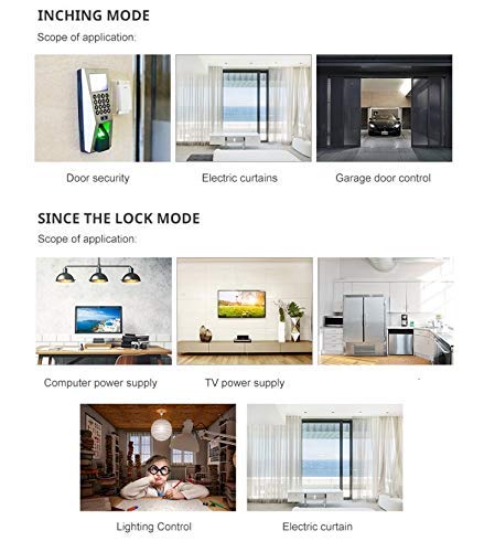 Updated WiFi Wireless Smart Switch Inching Self-Locking Relay Module, Set - Image 5