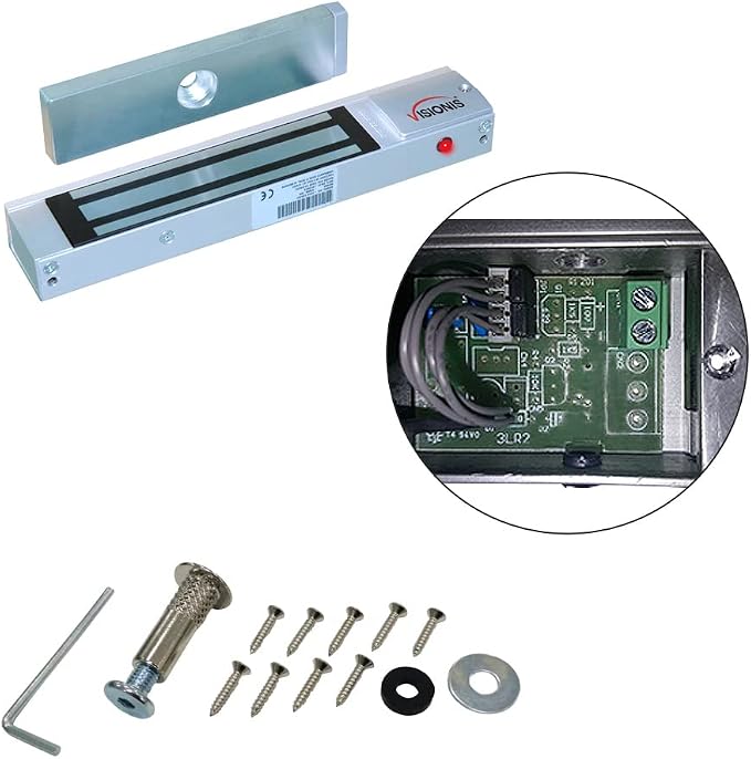 Visionis FPC-6131 Two Doors Door Access Control Out Swing Door 300lbs Mag Lock - Image 6