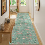 DUKINO 2x8 Washable Runner Rug, Non Slip Animal Kitchen Runner Rug - Image 4