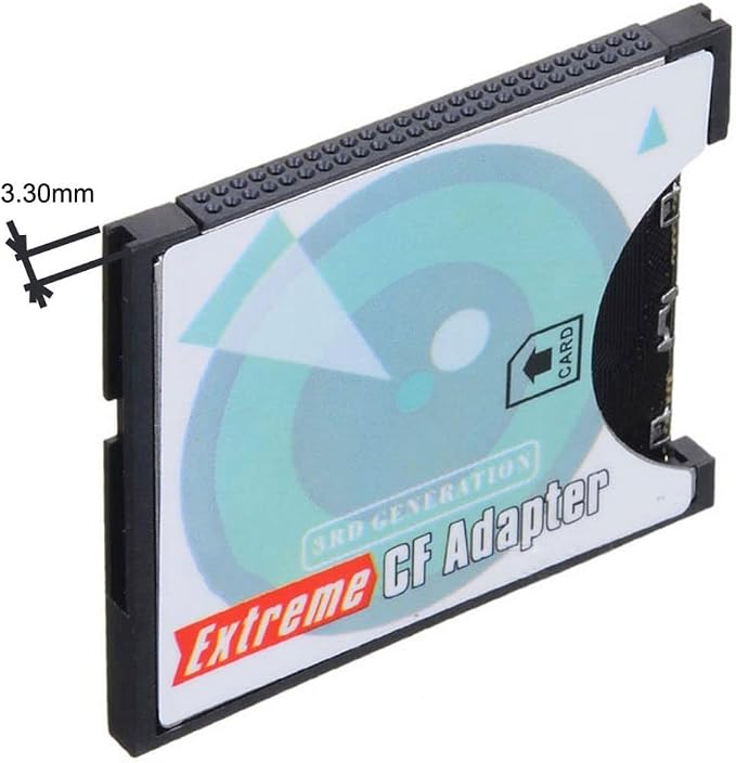 Chenyang SD SDHC SDXC to CF Compact Flash Memory Card Adapter Reader Type I - Image 2