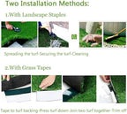 Artificial Grass Rug 9FTx51FT Synthetic Grass Turf Rug Indoor Outdoor Garden - Image 5
