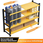 48” Wide Heavy Duty Metal Garage Shelving, Adjustable Storage Shelf - Image 6