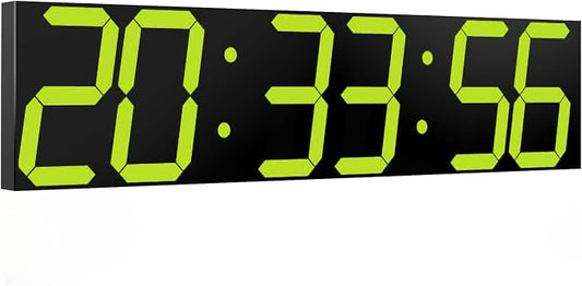 CHKOSDA Digital Wall Clock, Oversize Digital Clock by CHKOSDA