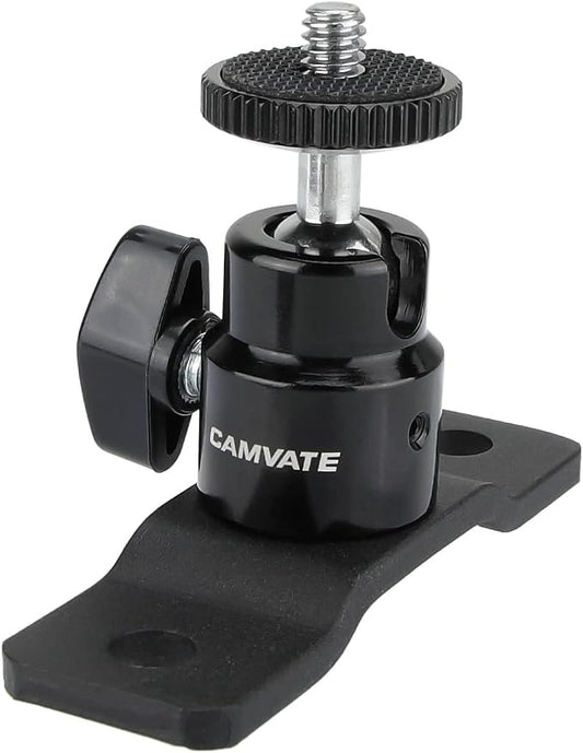 CAMVATE 1/4"-20 Ball Head with Bottom Pedestal Mount by CAMVATE