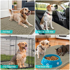 OLANLY Dog Door Mat for Muddy Paws 45x27, Super Absorbent Chenille Mud Mat - Image 7