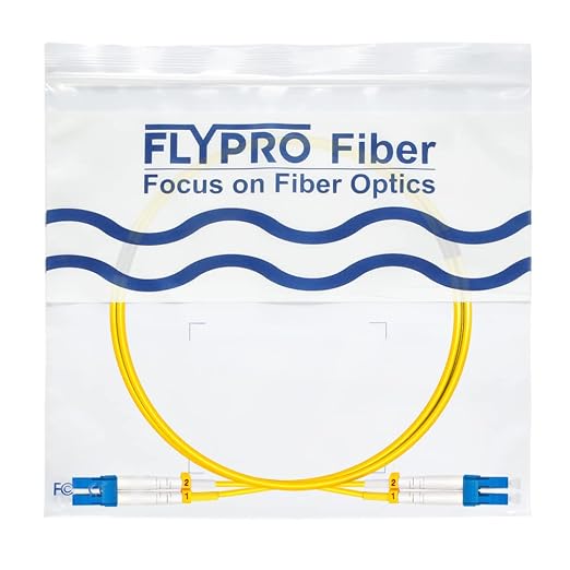 FLYPROFiber- 1M/3ft OS2 Single Mode LC to LC Fiber Patch Cable, SM Singlemode - Image 7