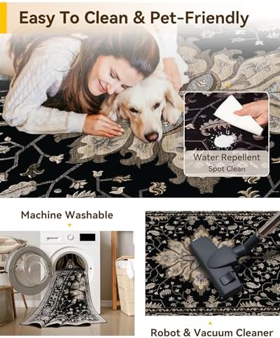 RELEANY Washable Area Rug, Runner 3'x10' - Image 4