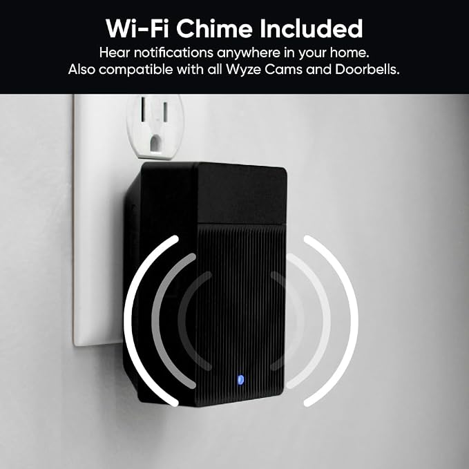 WYZE Wireless Duo Cam Video Doorbell, Battery Powered, 2K Full HD Video - Image 4