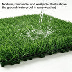 GOESWELL Interlocking Grass Tiles 12x12 Inch 50 Pack Drainage - Image 4