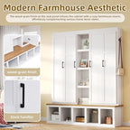 Merax Modern Farmhouse Hall Tree - Image 5