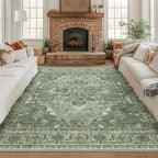 RELEANY Washable Area Rug, Square 8'x8' by RELEANY