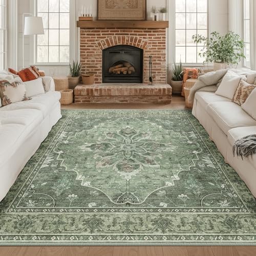 RELEANY Washable Area Rug, Square 8'x8' by RELEANY