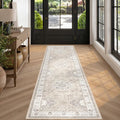HY HAOYUNLAI Washable Hallway Runner Rug 2.6x10 Non Slip Kitchen Slim Rug by HYHAOYUNLAI