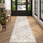 HY HAOYUNLAI Washable Hallway Runner Rug 2.6x10 Non Slip Kitchen Slim Rug by HYHAOYUNLAI
