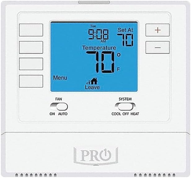 Pro1 T705 Programmable 1H/1C Digital Thermostat by PRO1+IAQ