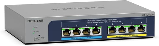 NETGEAR 8-Port PoE Switch, 2.5Gb Switch by NETGEAR